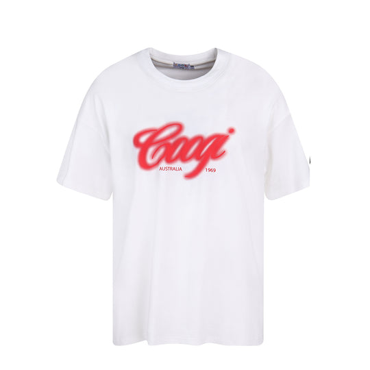 New - COOGI Airbrush Tee - Oversized - White