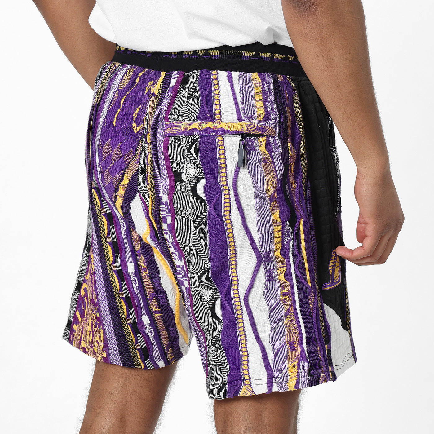 New - COOGI X NBA X Protege - Lakers Sweater Knit Basketball Shorts