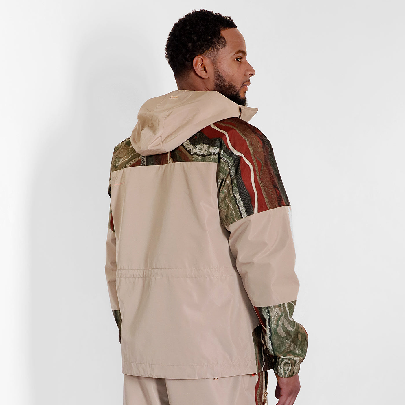 New -COOGI Pacifica Print Hooded Jacket