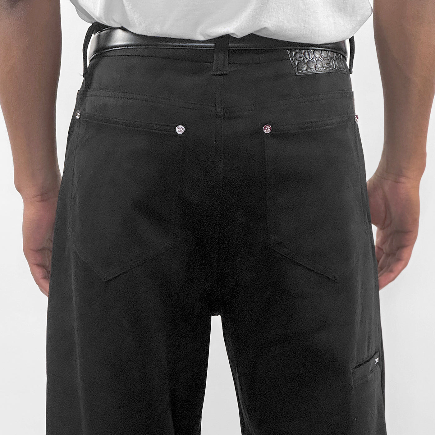 New - COOGI Faux Suede Wide Leg Pants