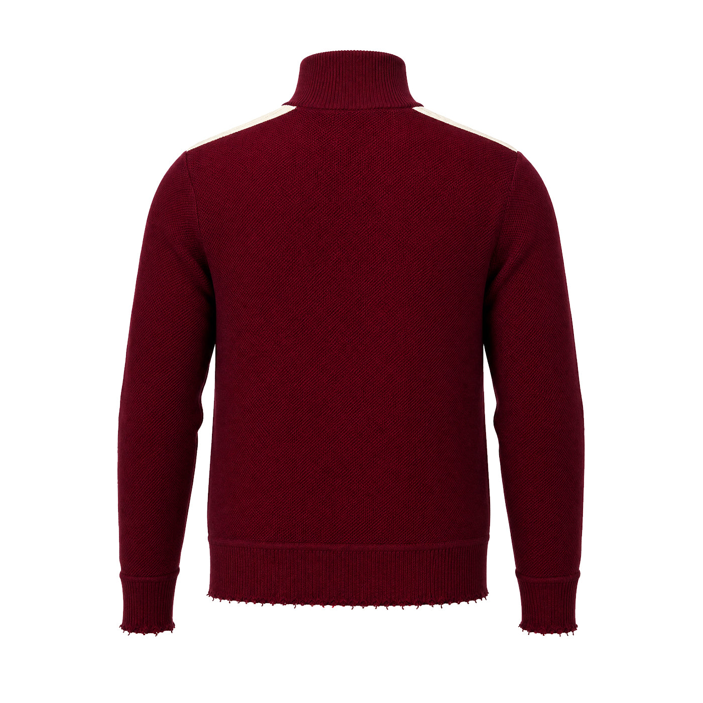 Introducing - COOGI Heavy Weight Fashion Knit Track Jacket - Burgundy