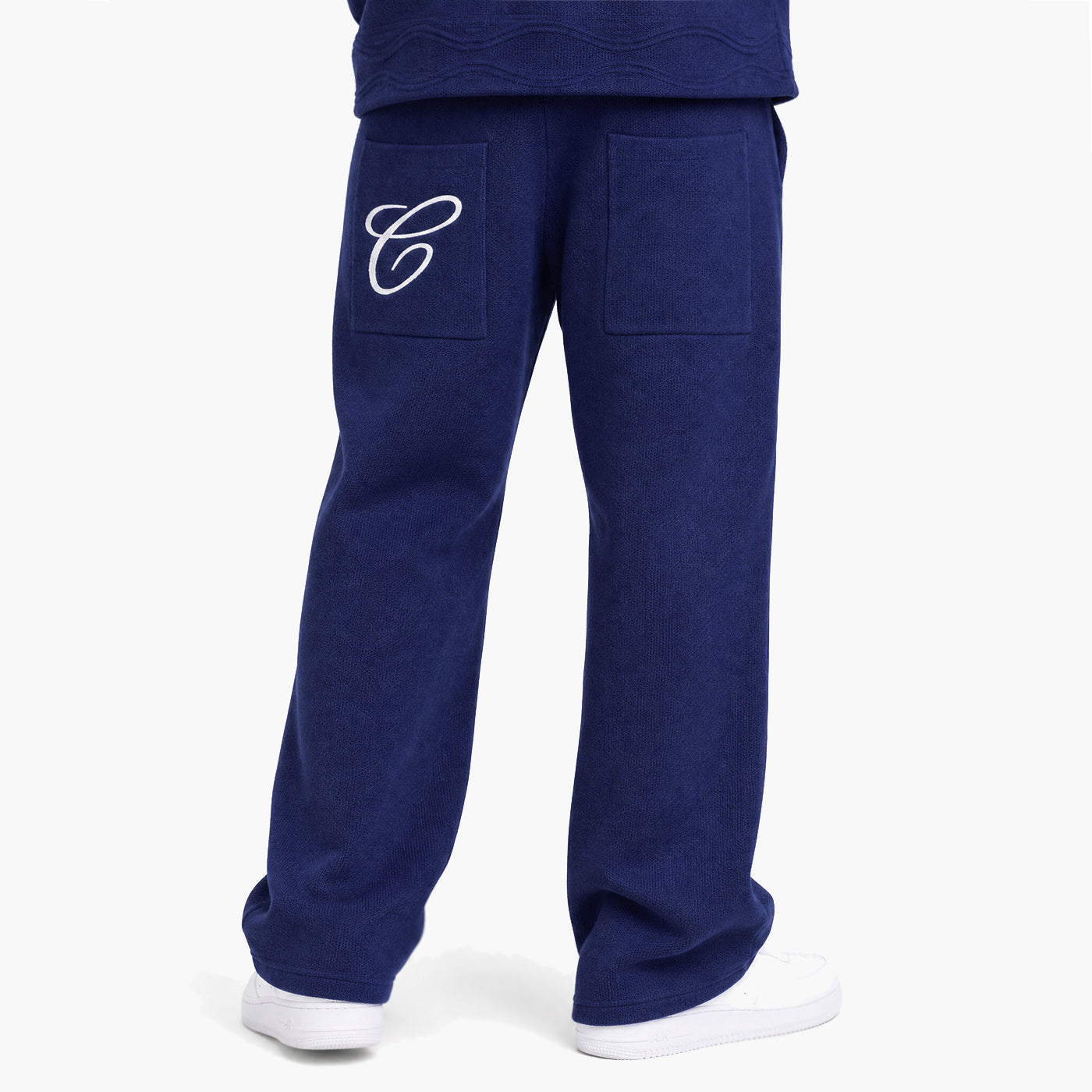 Introducing - COOGI Heavy Weight Fashion Knit Pants- Blue