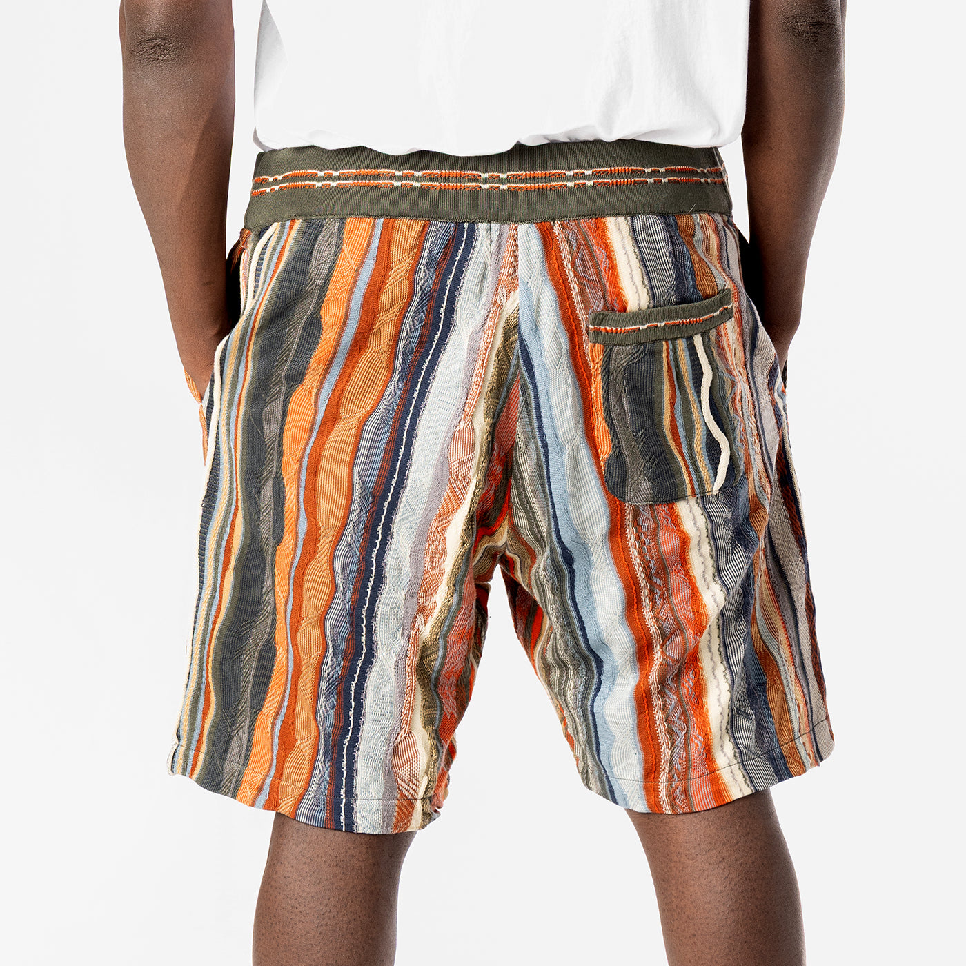New - COOGI Light Weight Sweater Knit shorts in Natural