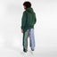 New - COOGI Sweater Pieced Fleece Jogger in Green