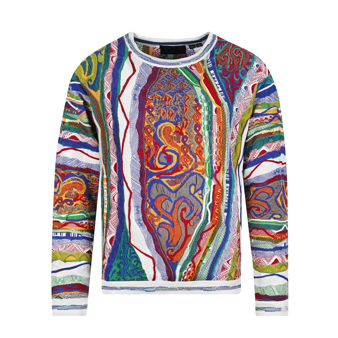 All white coogi sweater best sale