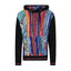 New - COOGI Sweater Pieced Fleece Hoody in Black