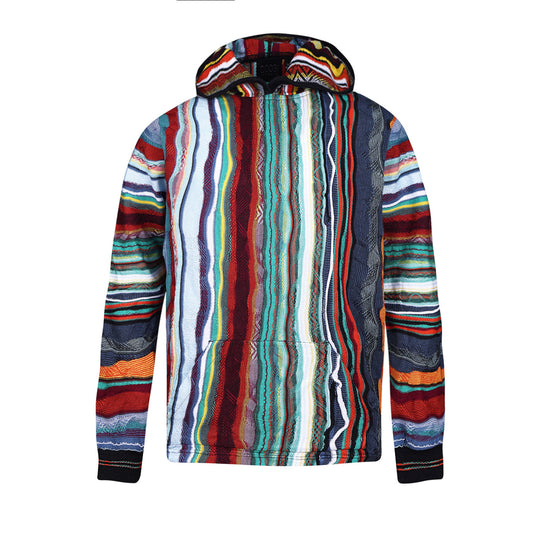 New - COOGI Light Weight Sweater Knit Hoody in Jade Black