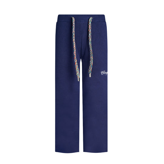 Introducing - COOGI Heavy Weight Fashion Knit Pants- Blue