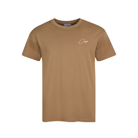 New - COOGI Script Tee - Brown
