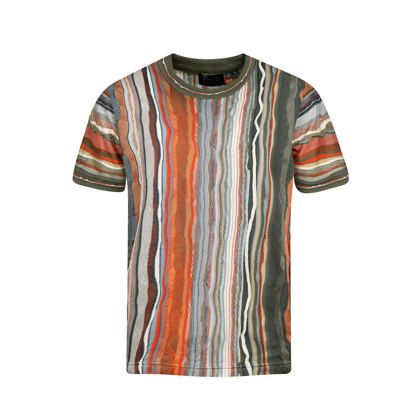 New- COOGI Light Weight Sweater Knit Tee in Natural