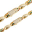 COOGI Twisted Rope Necklace "The Outback" - Yellow Gold Plated