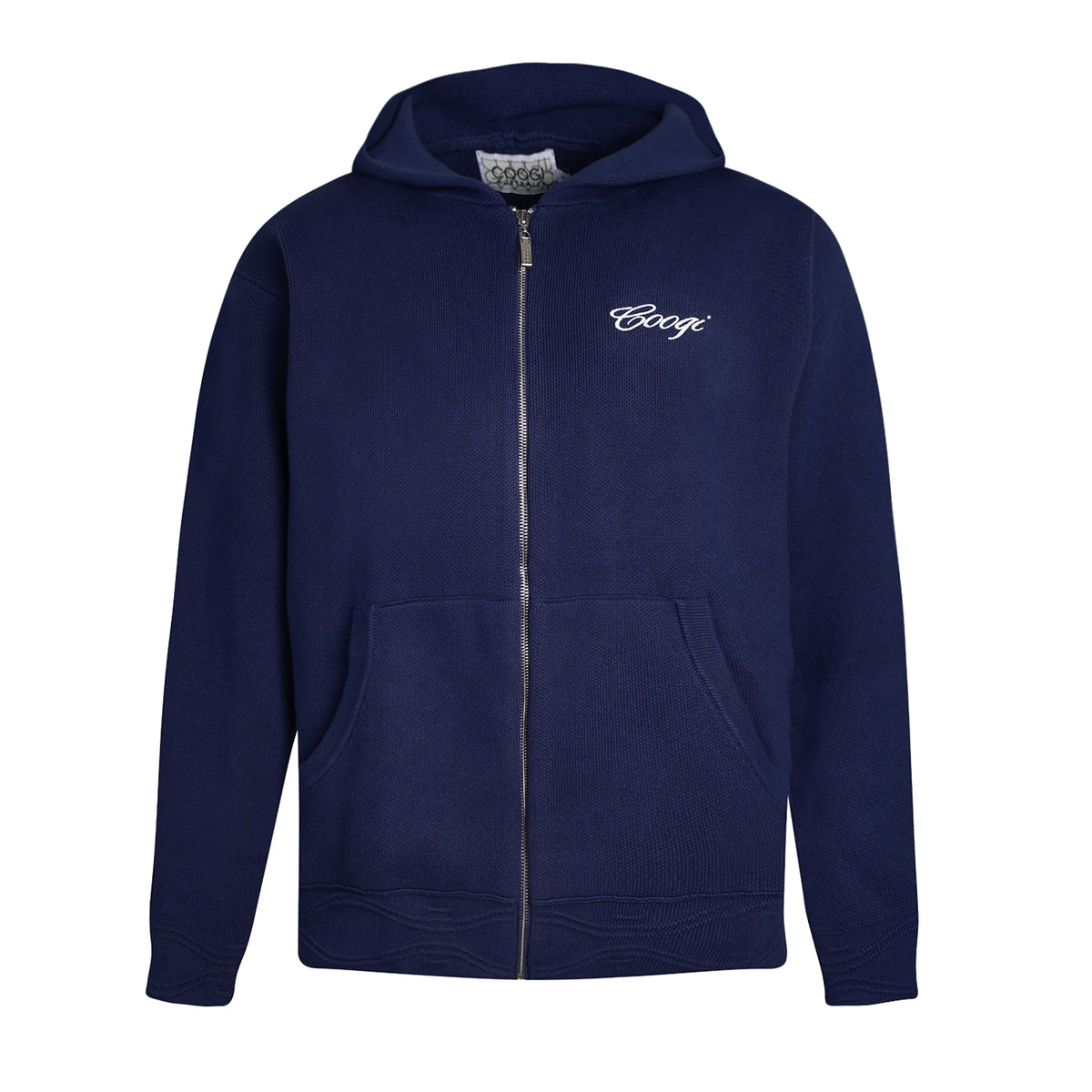 Introducing - COOGI Heavy Weight Fashion Knit Hoody - Blue