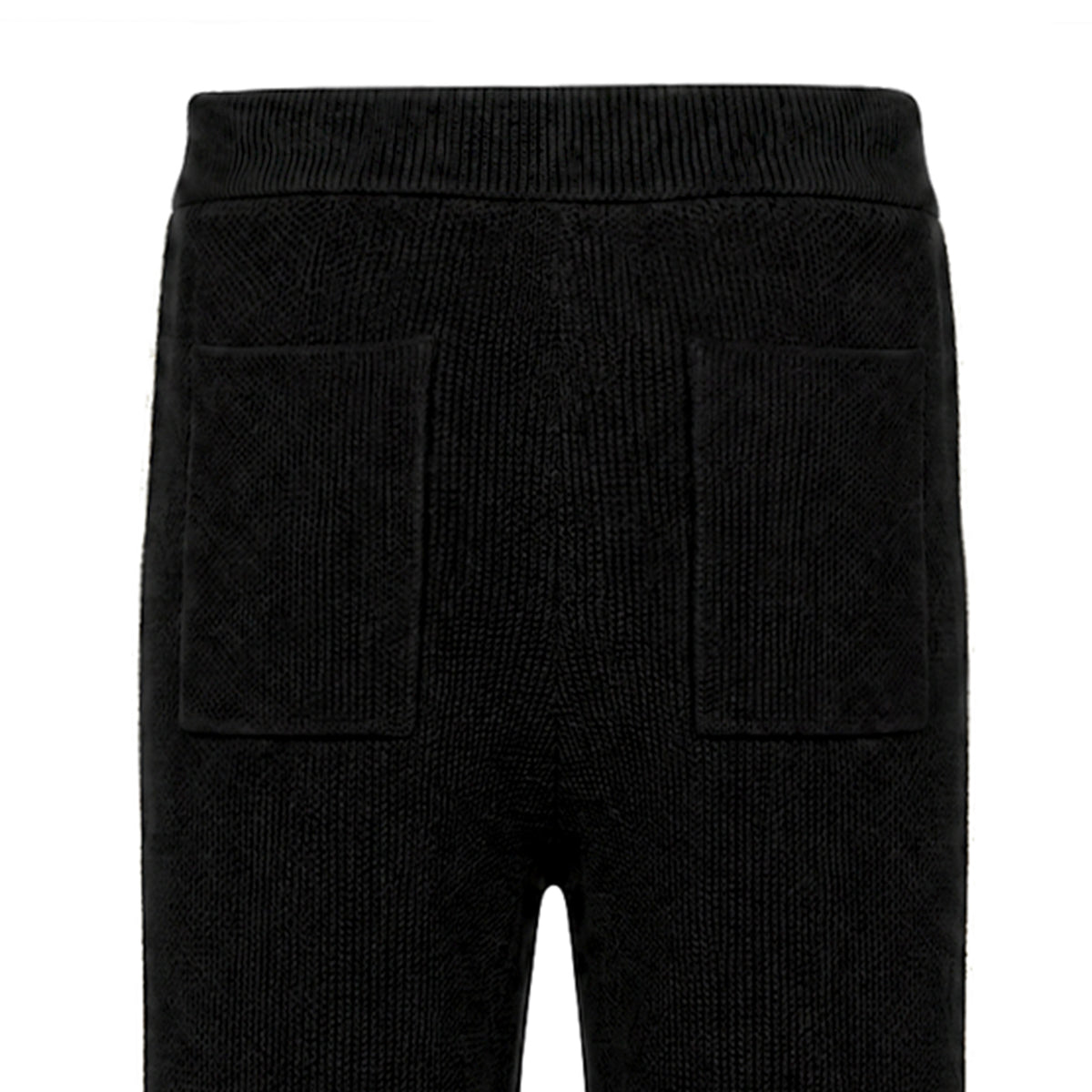 Introducing - COOGI Heavy Weight Fashion Knit Track Pants - Black