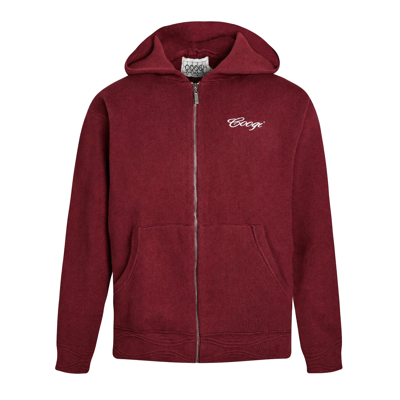 Introducing - COOGI Heavy Weight Fashion Knit Hoody - Red