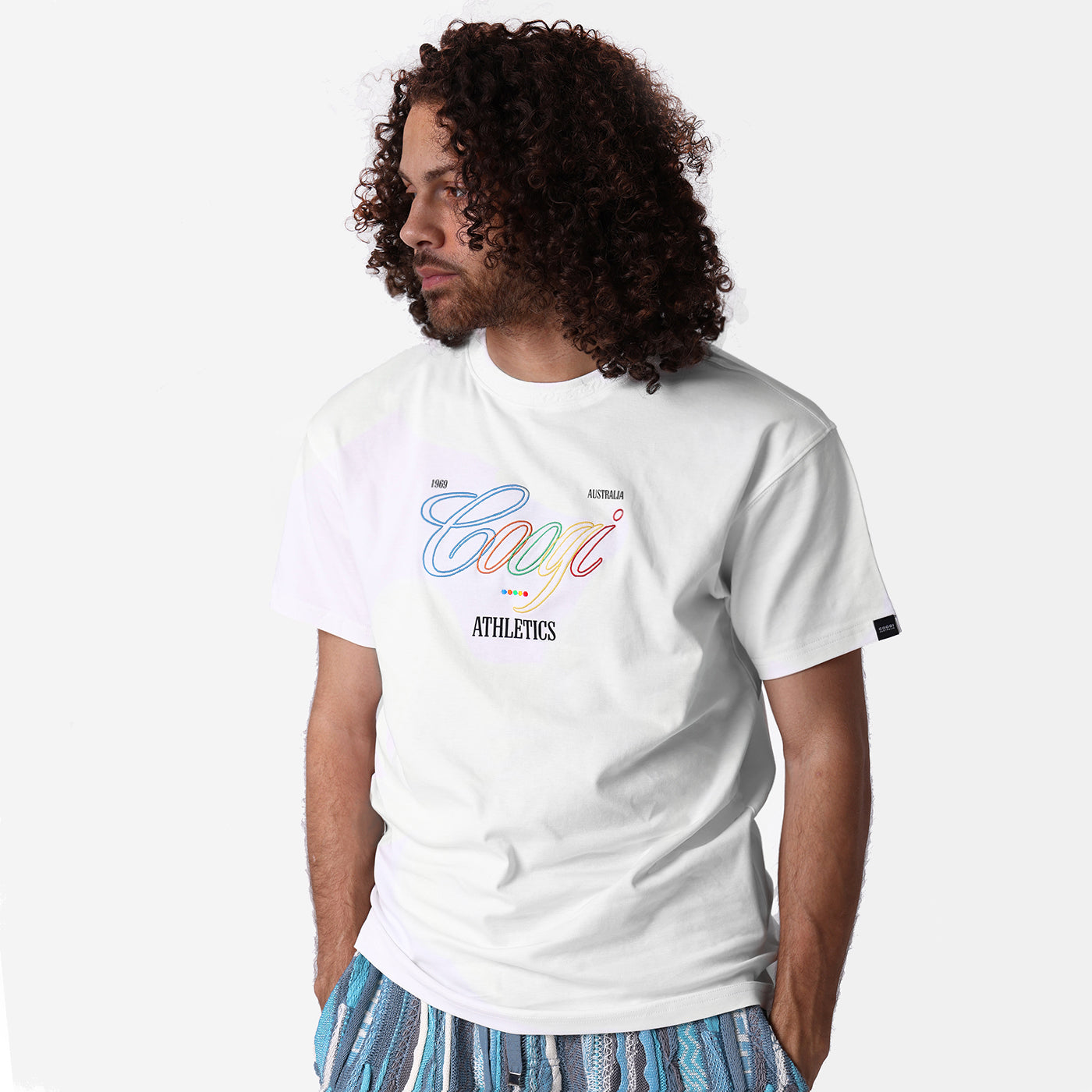 New - COOGI Athletic Tee - White