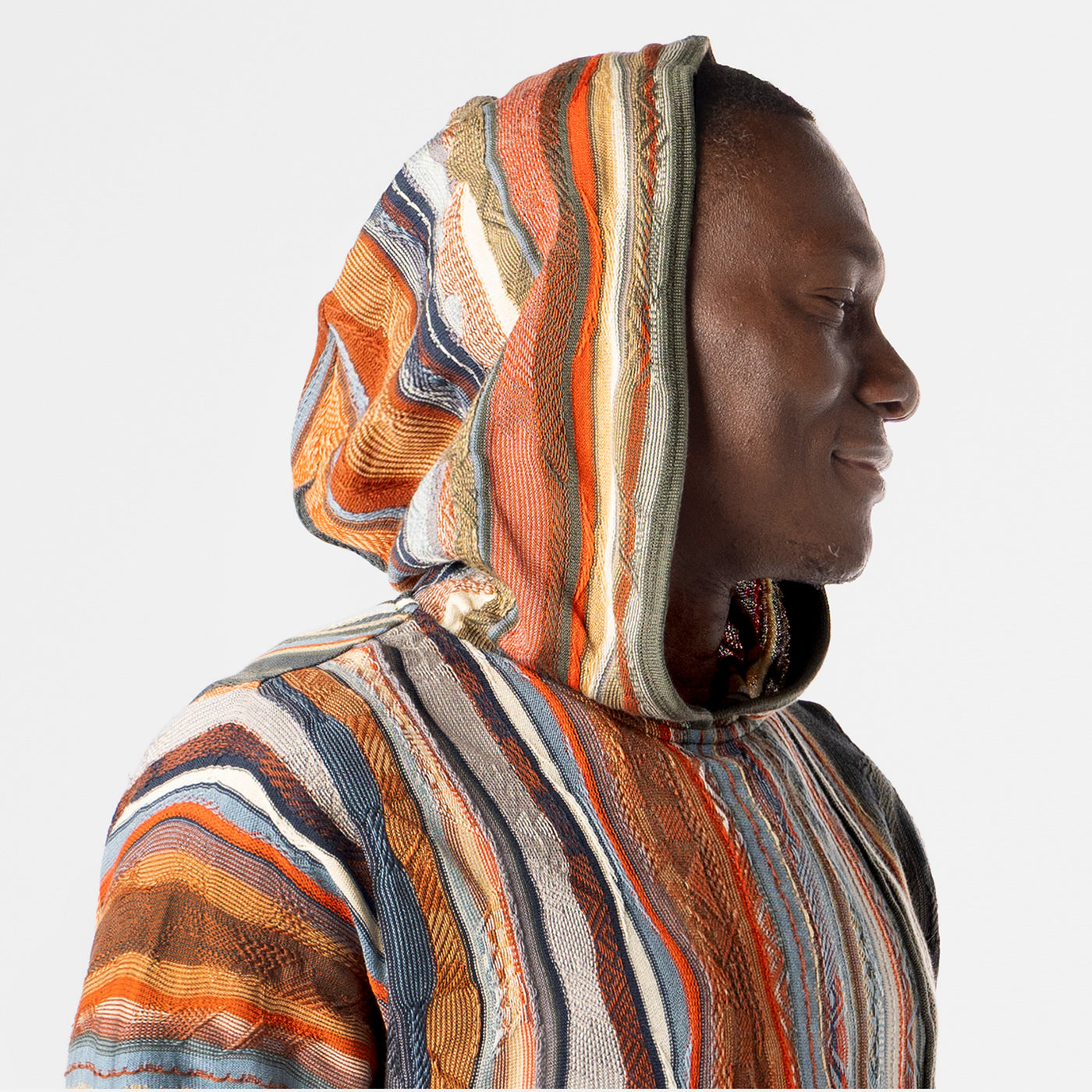 New - COOGI Light Weight Sweater Knit Hoody in Natural