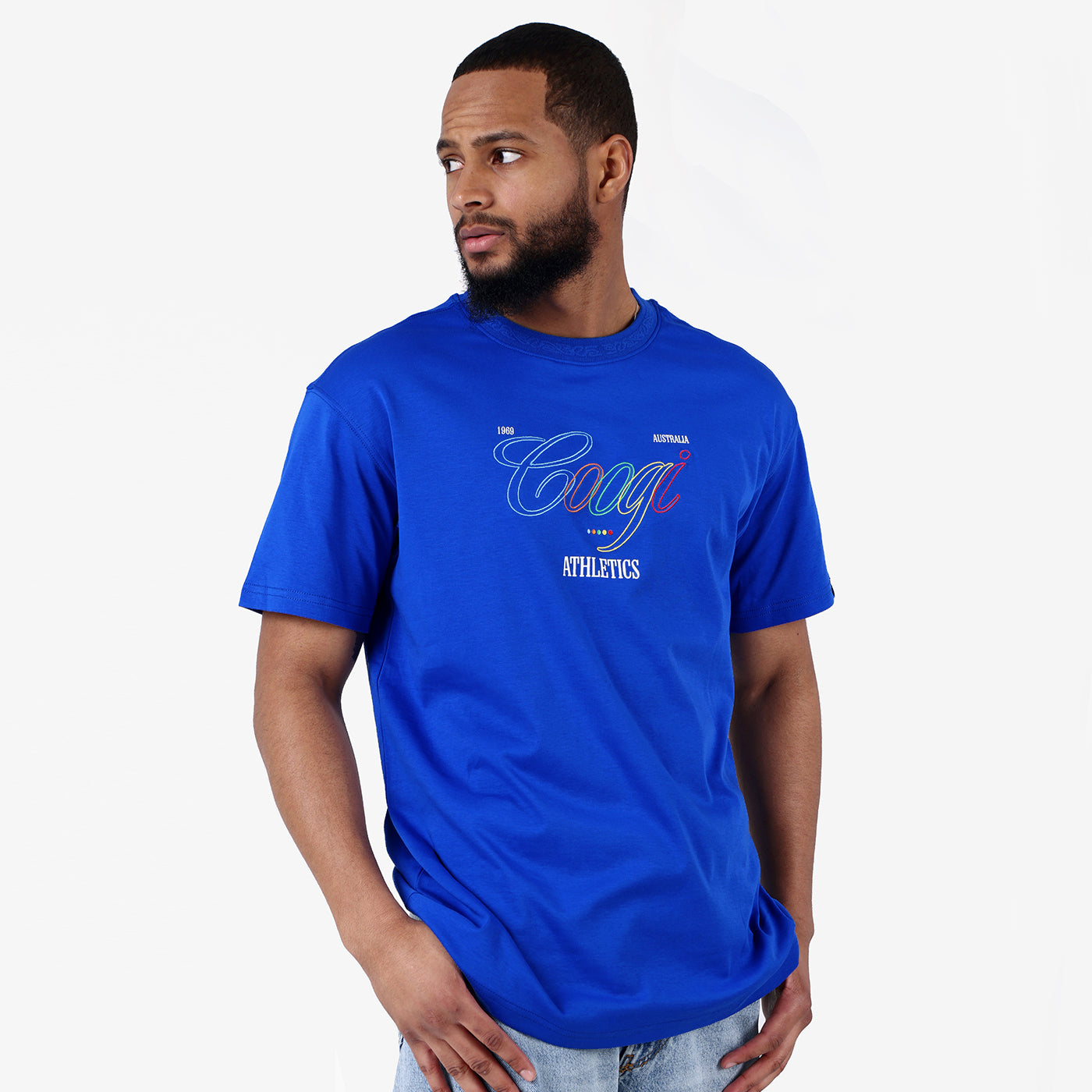 New - COOGI Athletic Tee - Royal Blue