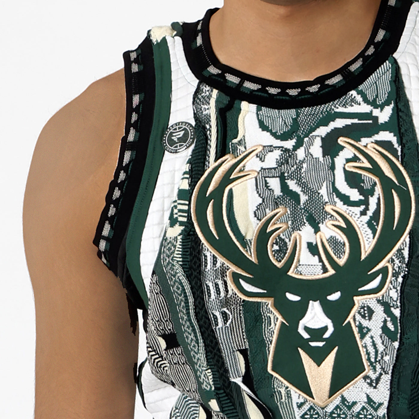 New -COOGI X NBA X Protege -Milwaukee Bucks Sweater Vest