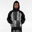 New - COOGI Sweater Pieced Fleece Hoody in Black and Gray