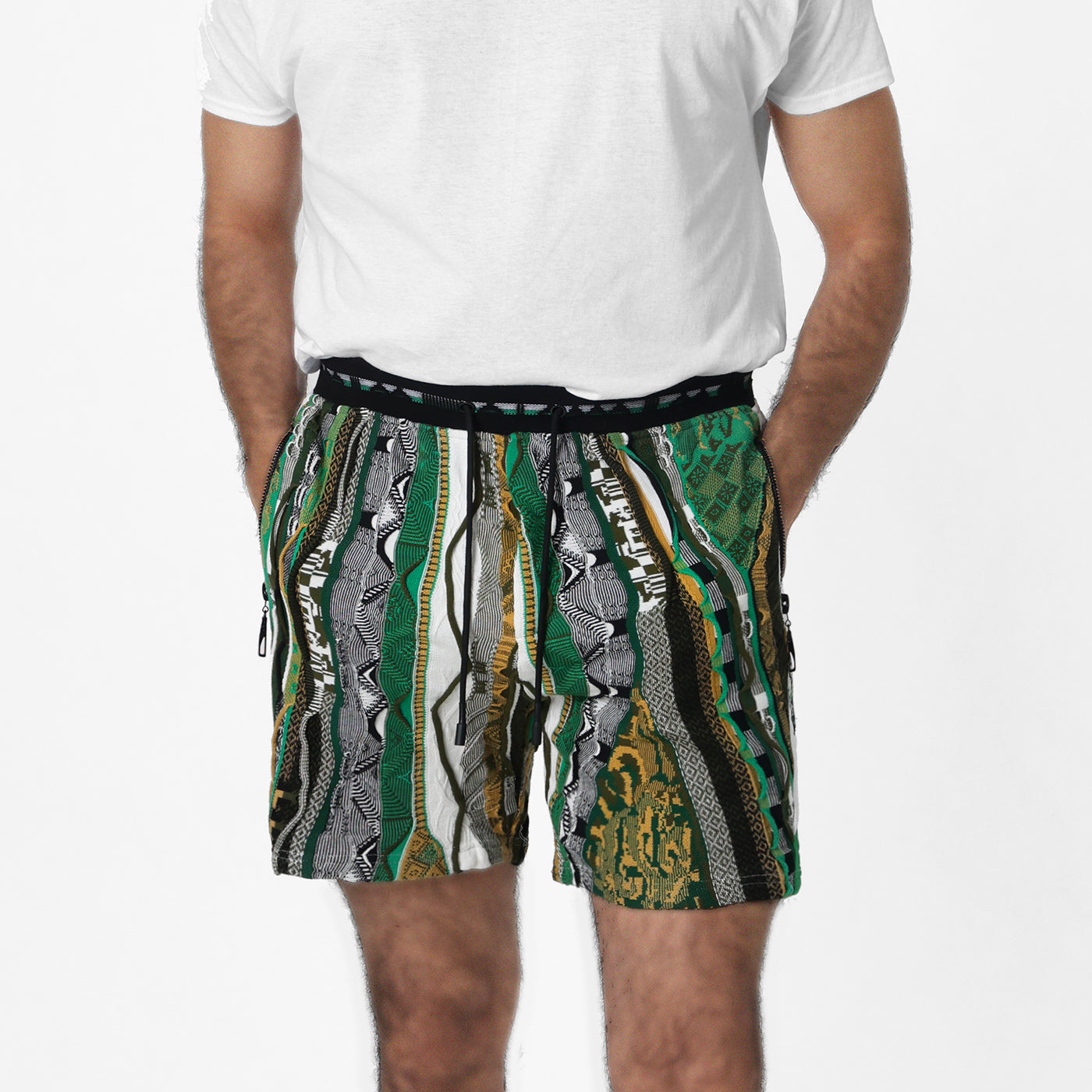 New - COOGI X NBA X Protege - Boston Celtics Sweater Knit Basketball Shorts