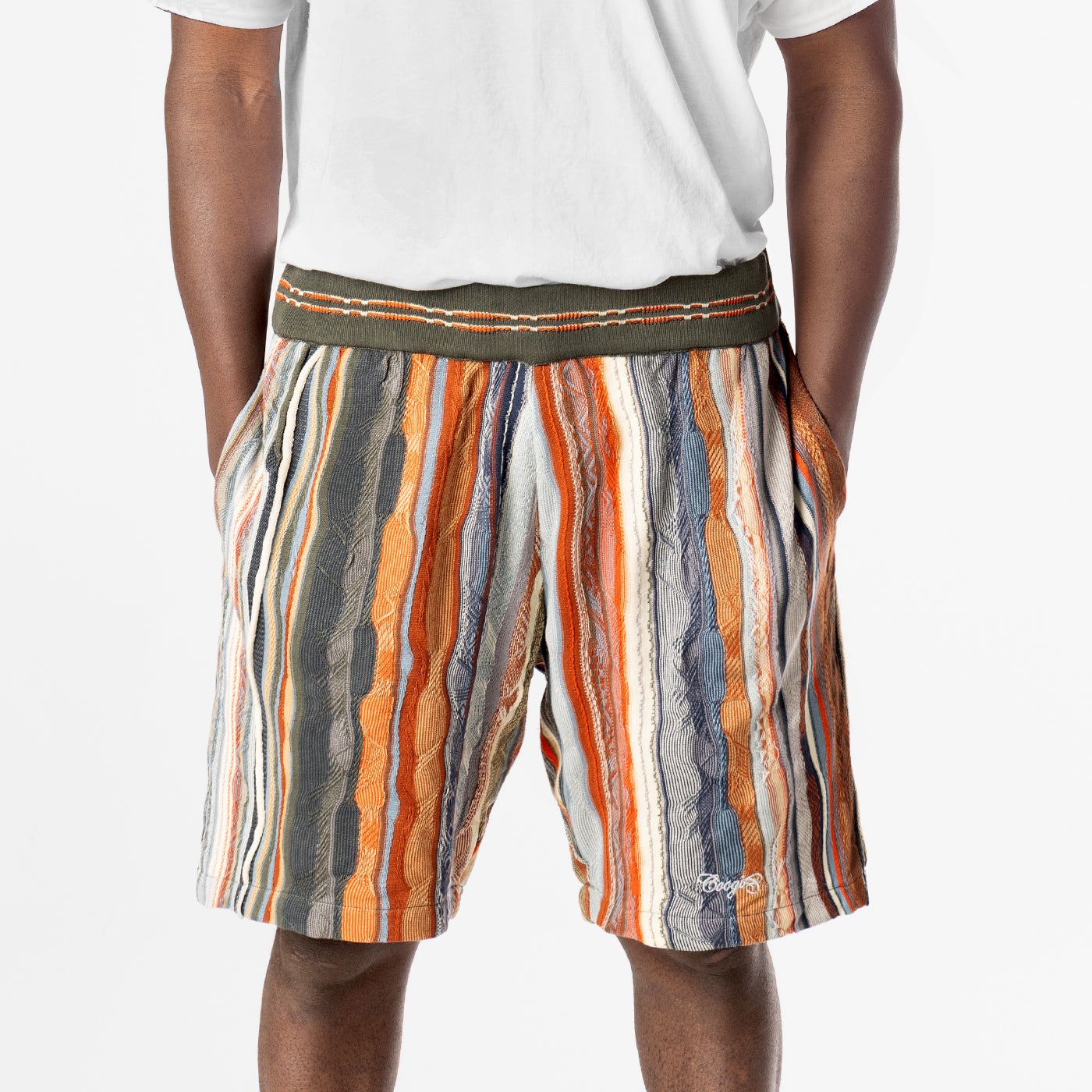 New - COOGI Light Weight Sweater Knit shorts in Natural