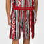 New - COOGI Red-Black Sweater Knit Basketball Shorts