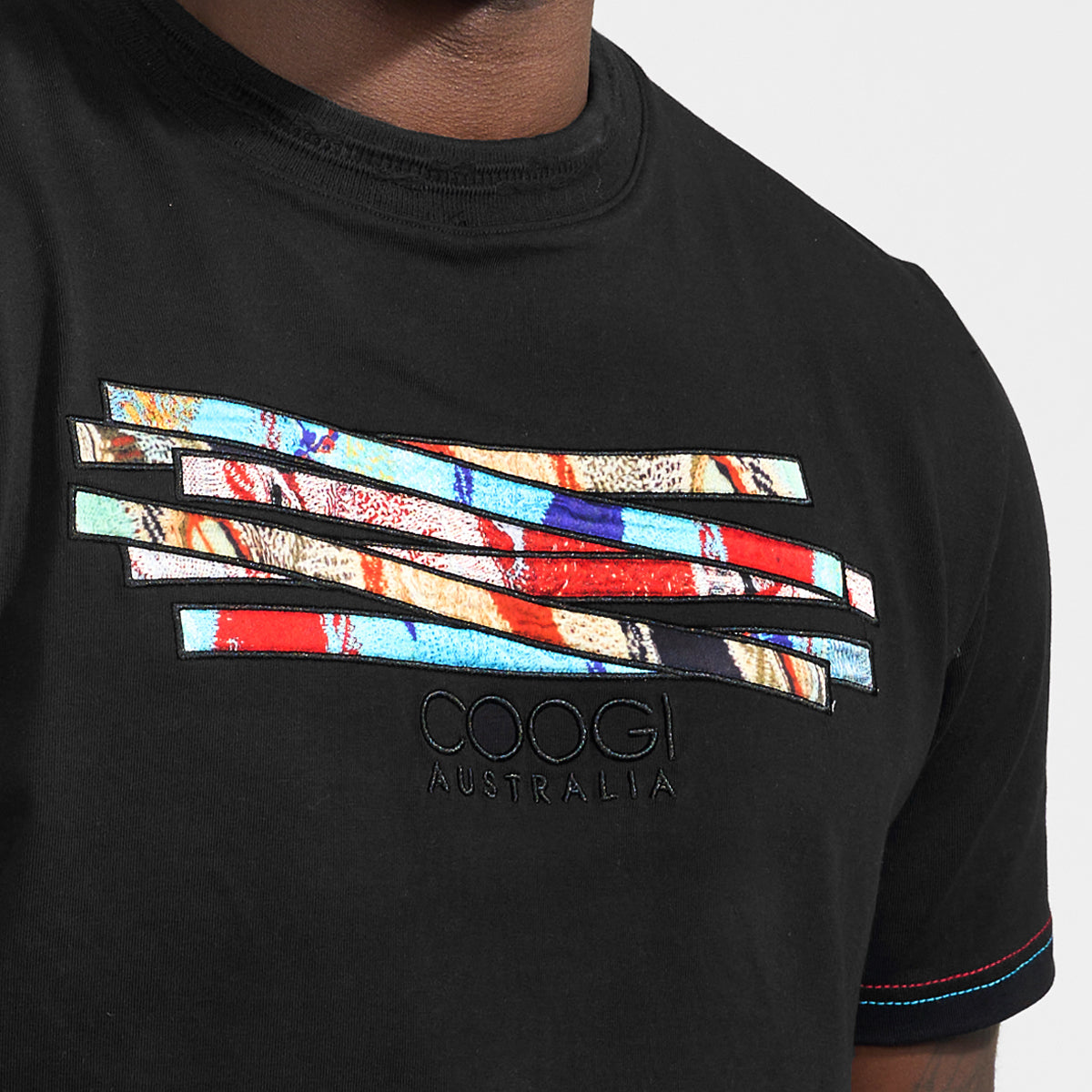 COOGI Black Tee and Blue