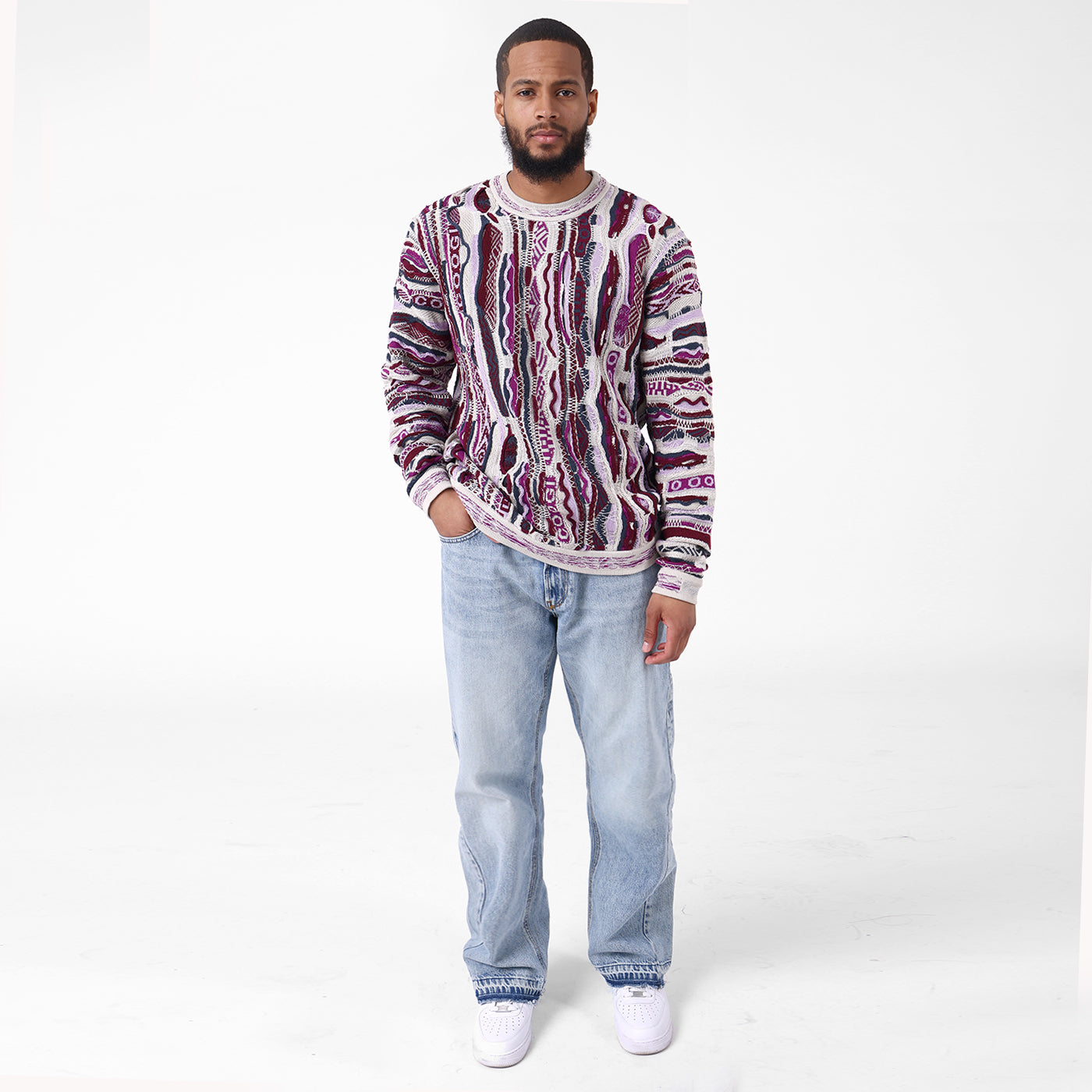 New - COOGI Pacific Maroon Crewneck