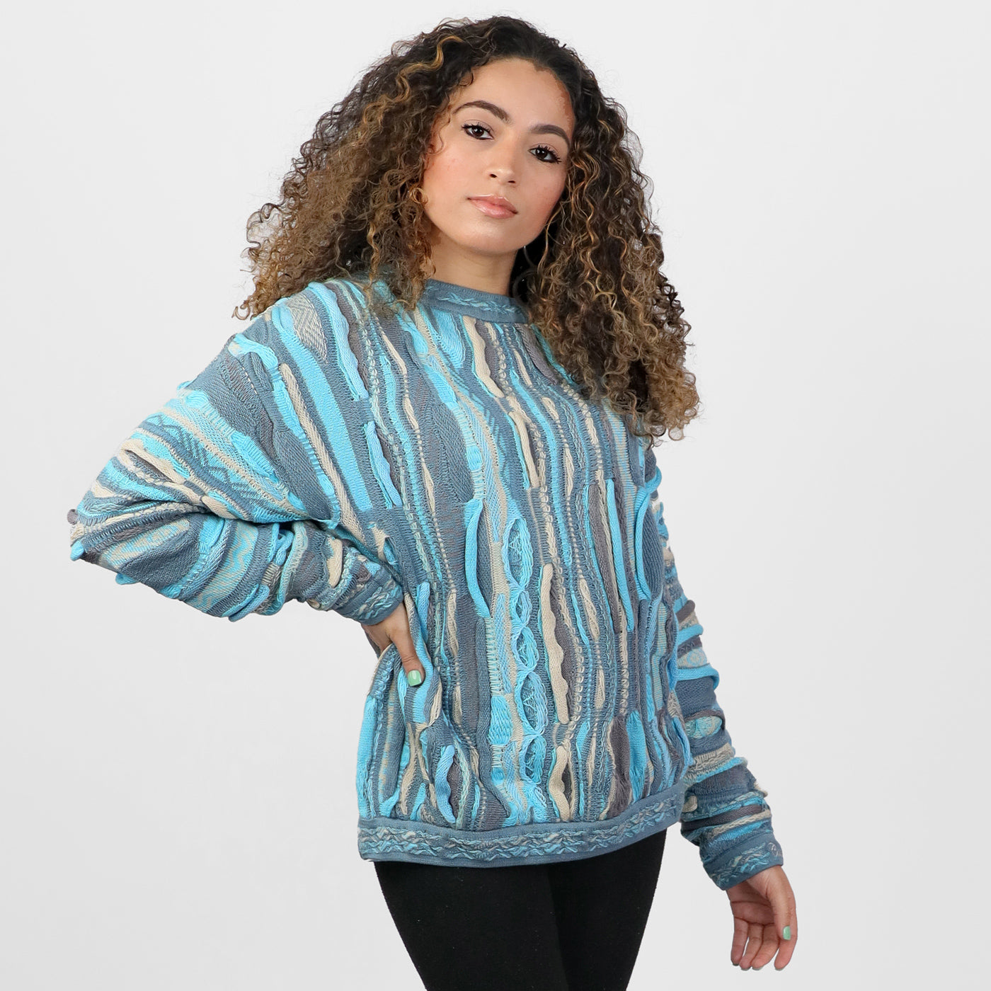 coogi sweater dress down to the socks | coogi Fit is oversized in the body with slightly tapered arms for a comfortable fit and classic look Coogi classic Halter Sweater Dress