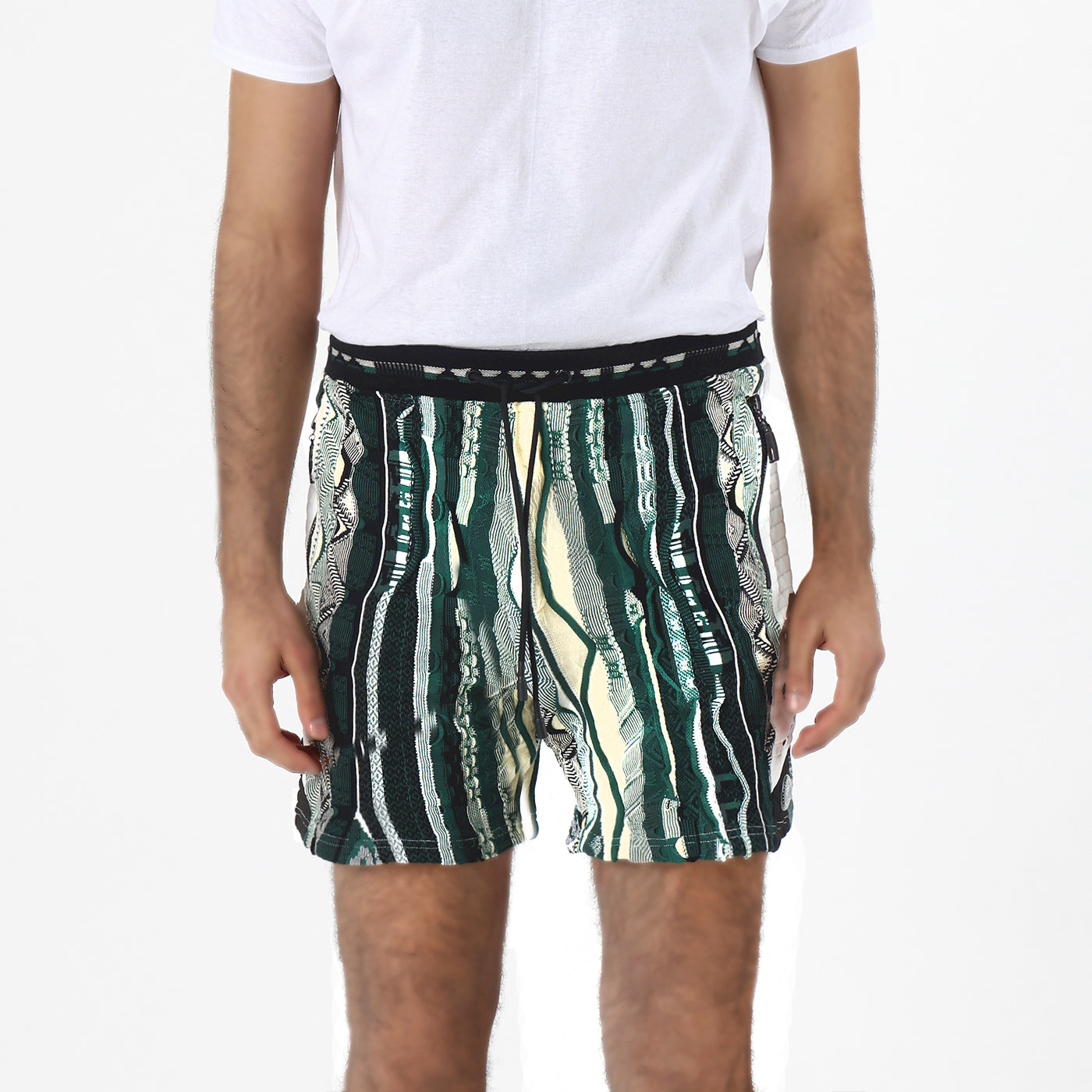 New - COOGI X NBA X Protege - Milwaukee Bucks Sweater Knit Basketball Shorts