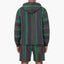 New - COOGI Light Weight Sweater Knit Hoody - Green Multi