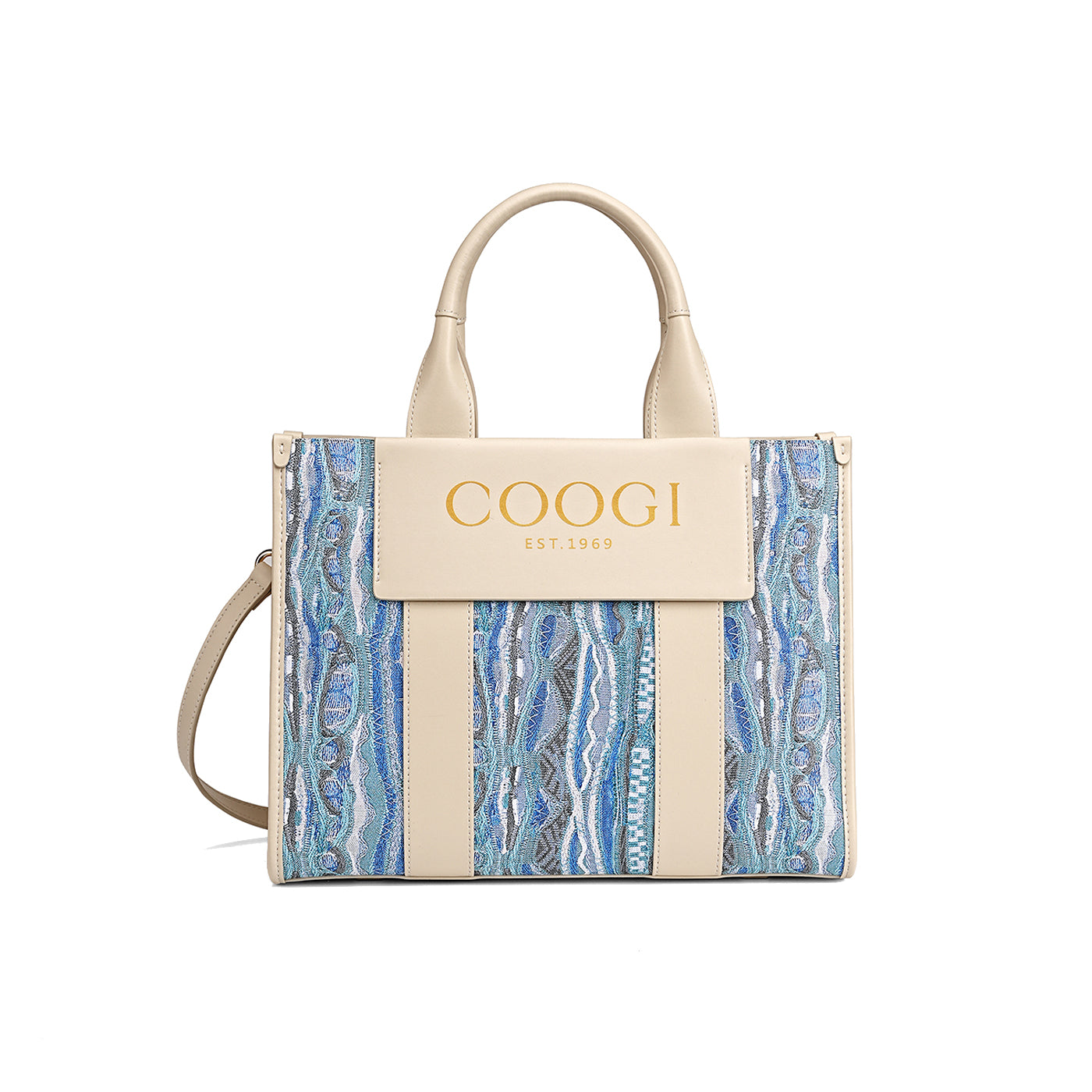 New - COOGI Hamptons Tote Bag - Blue