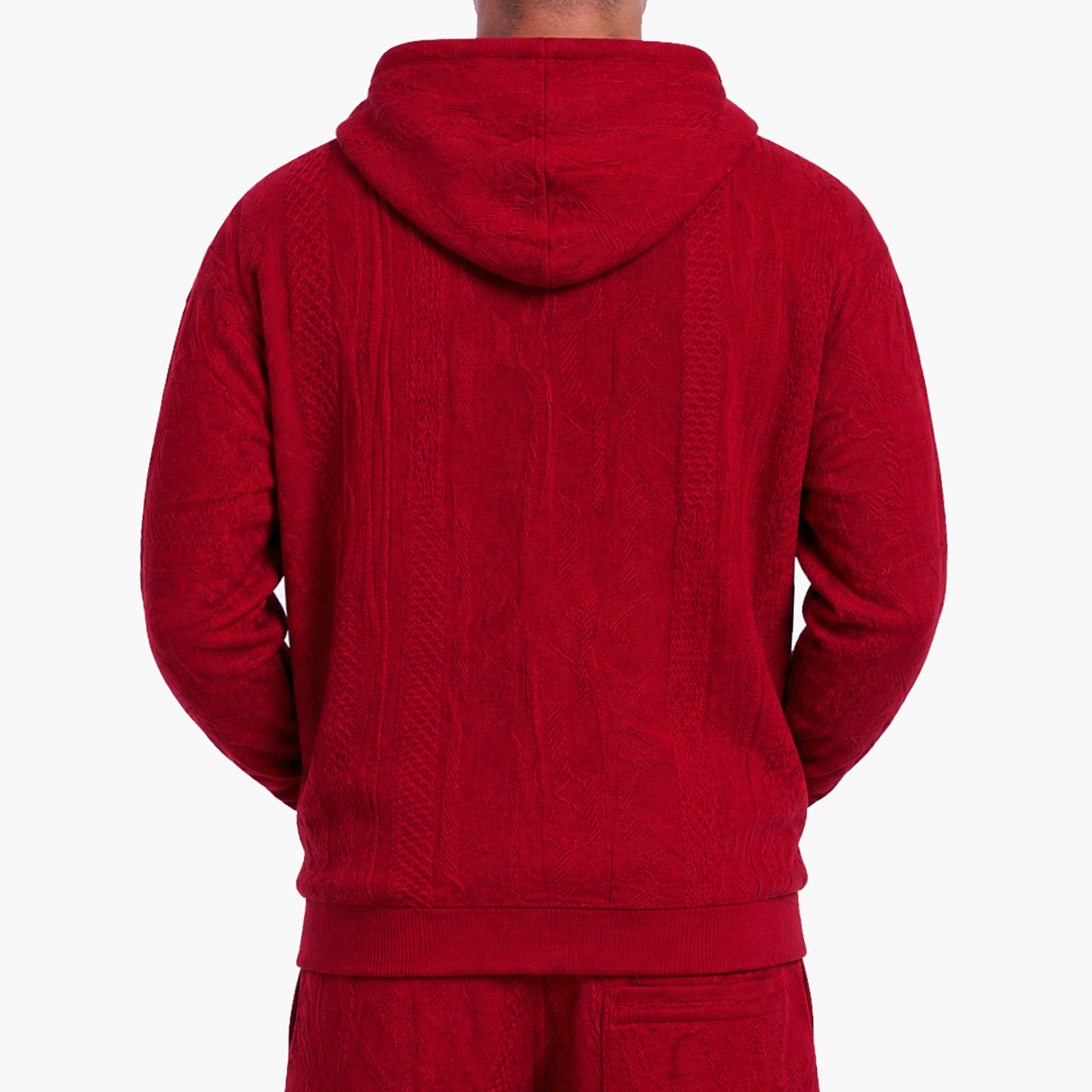 New - COOGI Light Weight Sweater Knit Red Alert Hoody