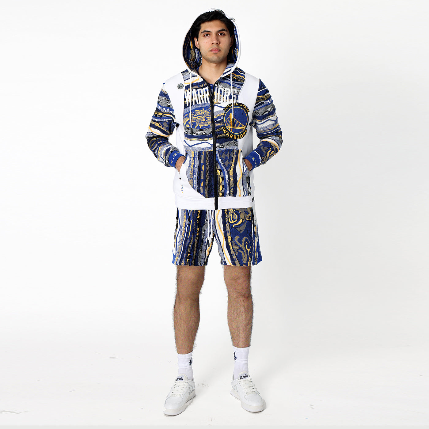 New - COOGI X NBA X Protege - Golden State Warriors Full Zip Hoody