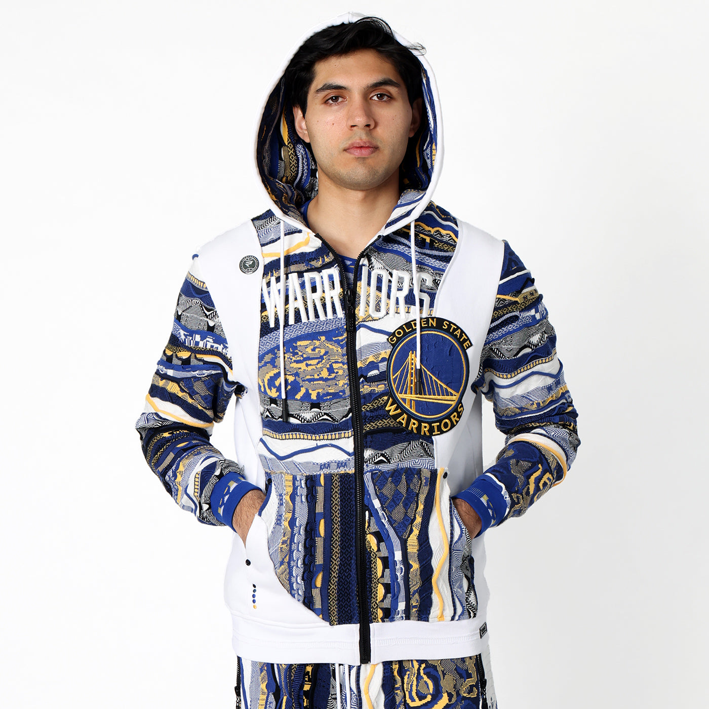 New - COOGI X NBA X Protege - Golden State Warriors Full Zip Hoody