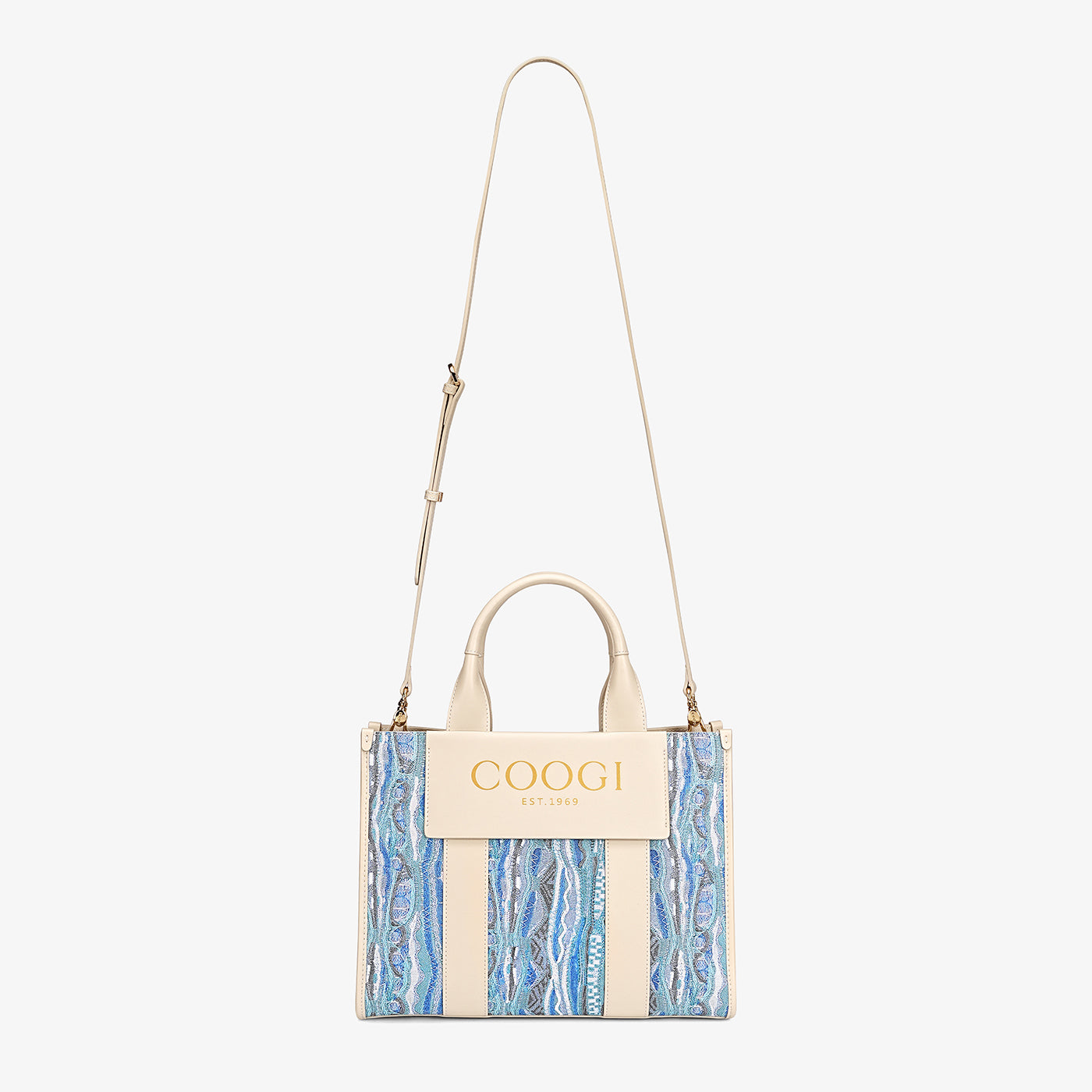 New - COOGI Hamptons Tote Bag - Blue