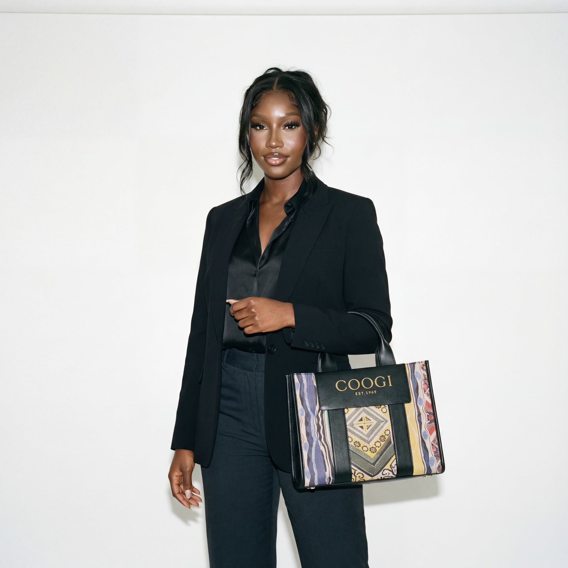 New - COOGI Hamptons Tote Bag - Black