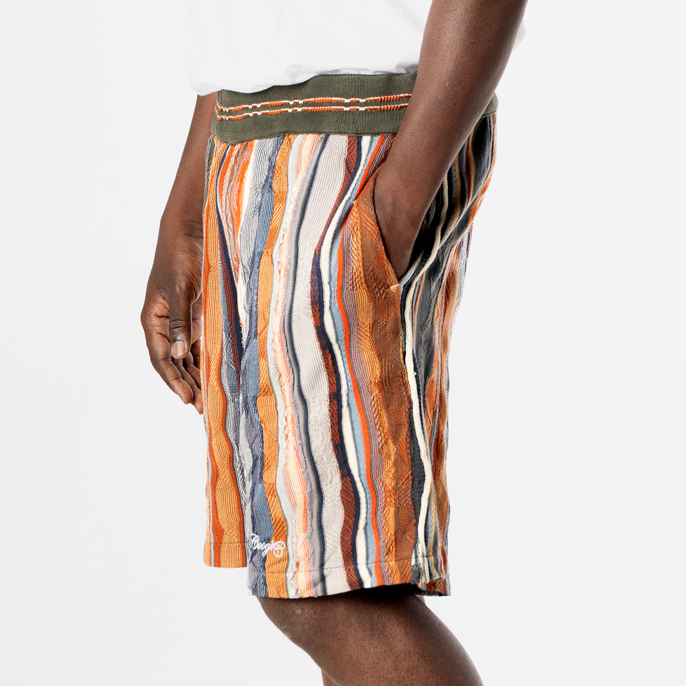 New - COOGI Light Weight Sweater Knit shorts in Natural