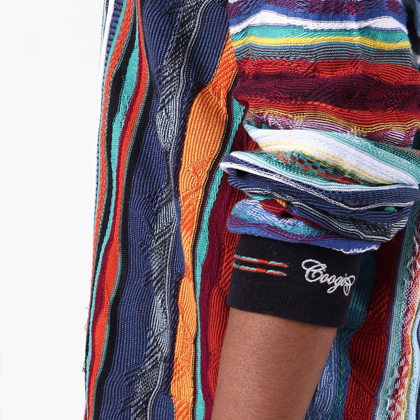 New - COOGI Light Weight Sweater Knit Hoody in Jade Black