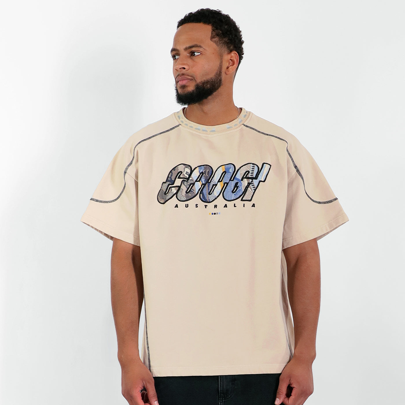 New - COOGI French Terry Tee - Khaki