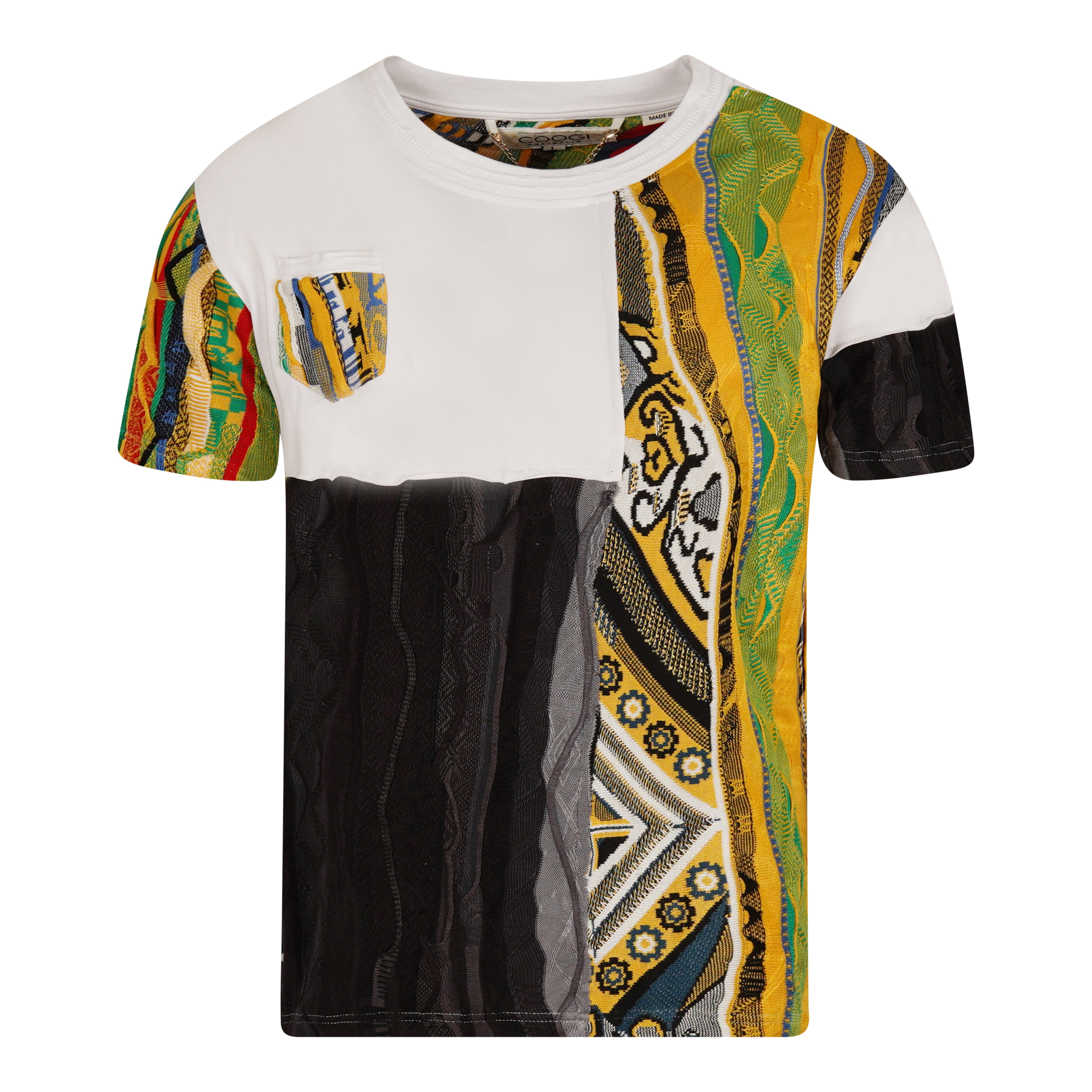 COOGI Sweater Pieced Tee Gold Coogi