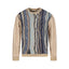 New - COOGI Cable Knit Crewneck Sweater - Khaki