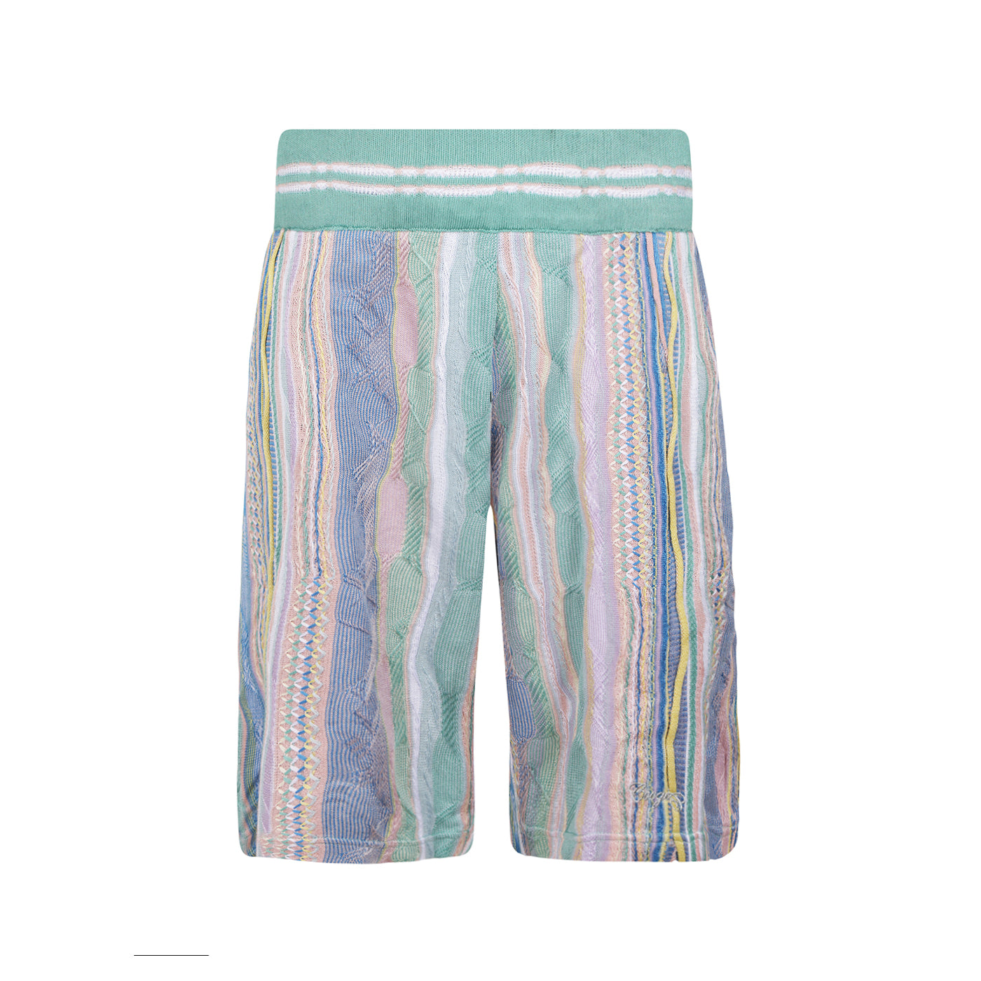 New - COOGI Light Weight Sweater Knit Shorts in Pink and Yellow