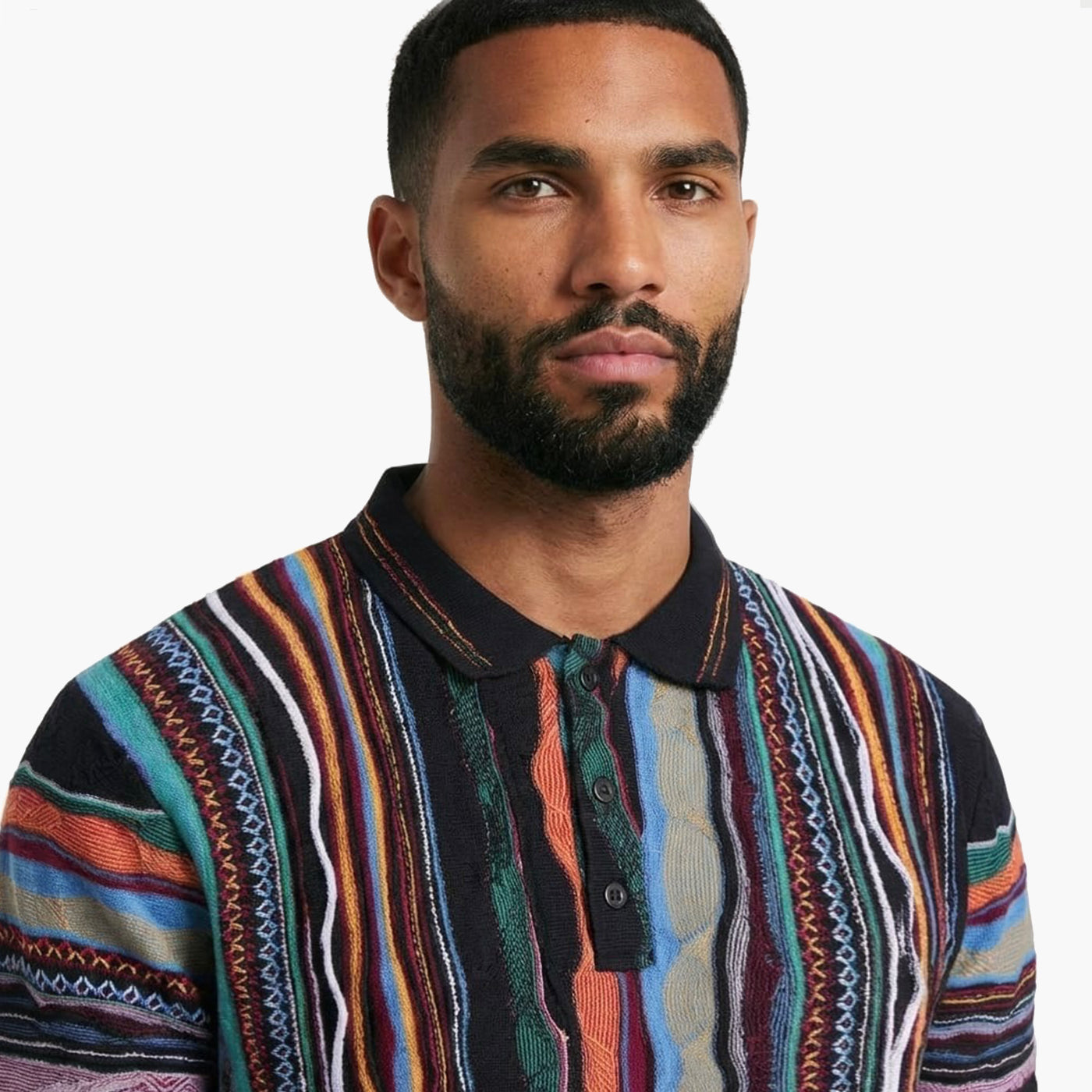 New - COOGI Los Angeles Light Weight Sweater Knit Polo