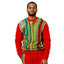 COOGI Sweater Pieced Fleece Crew - Red