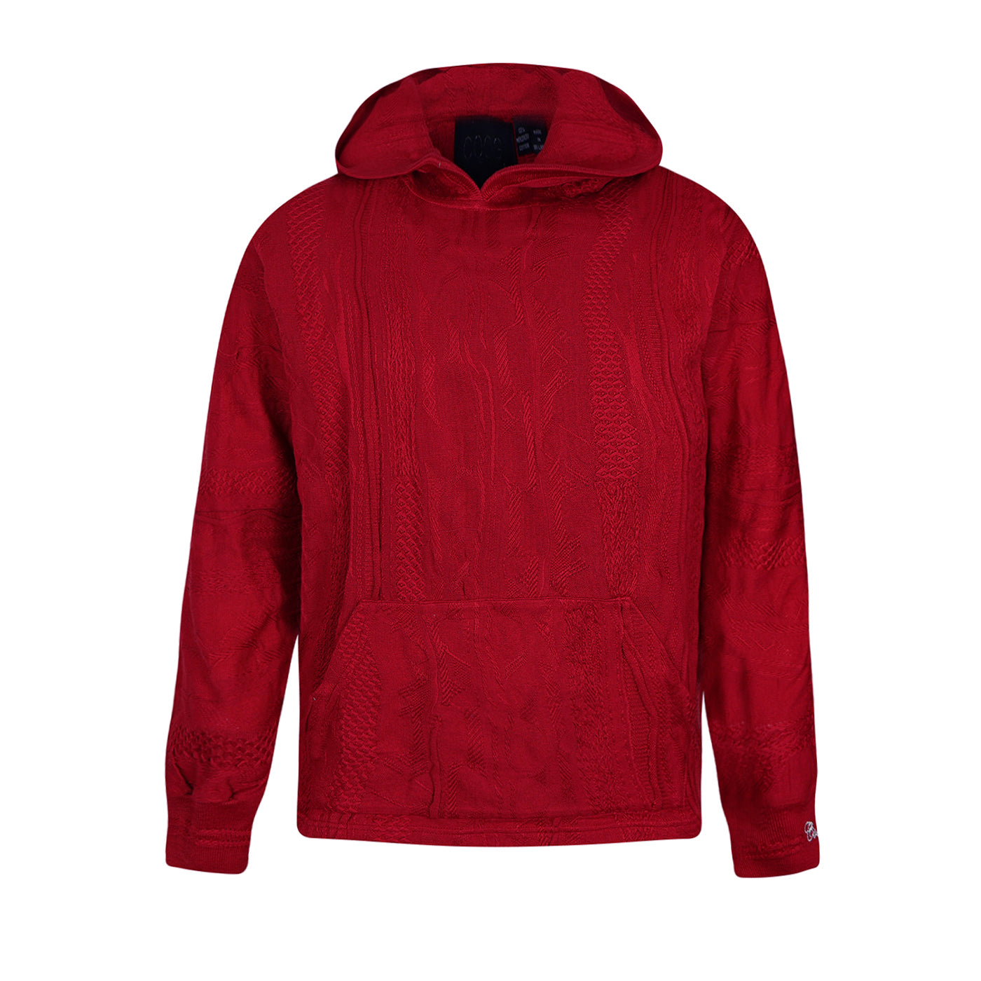New - COOGI Light Weight Sweater Knit Red Alert Hoody