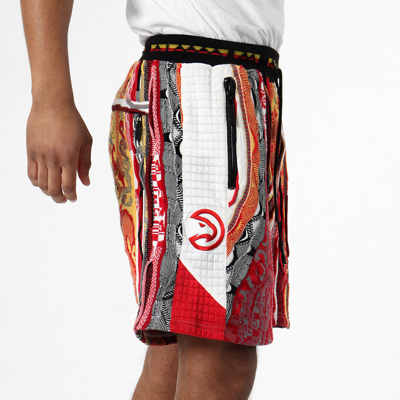 New - COOGI X NBA X Protege - Atlanta Hawks Sweater Knit Basketball Shorts