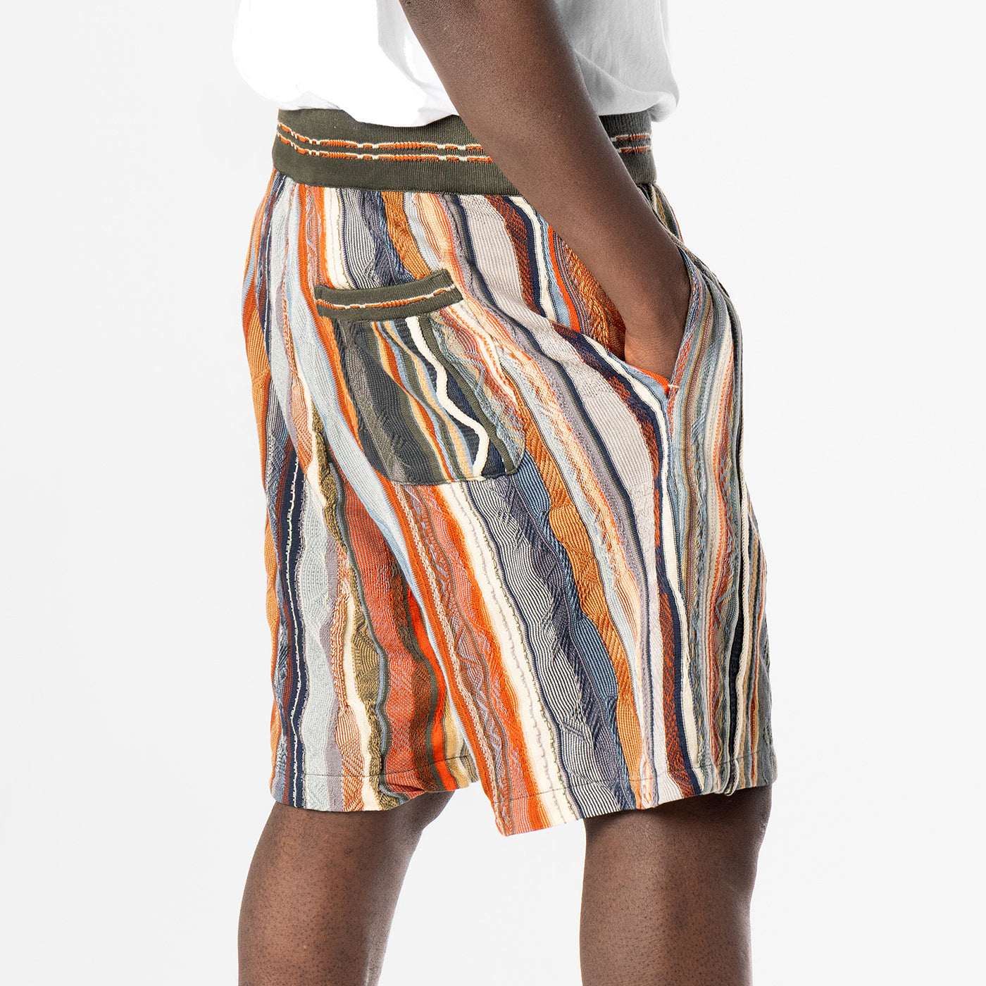New - COOGI Light Weight Sweater Knit shorts in Natural