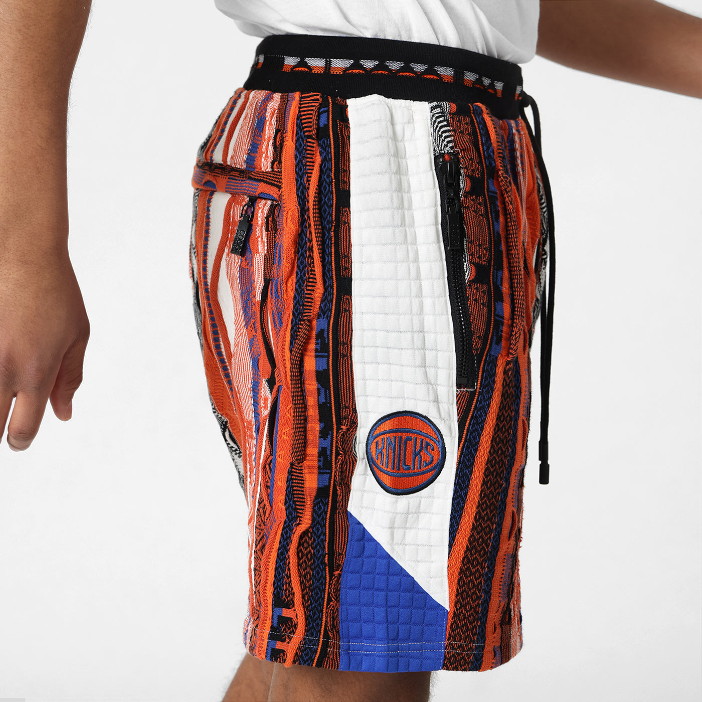 New - COOGI X NBA X Protege - Knicks Sweater Knit Basketball Shorts