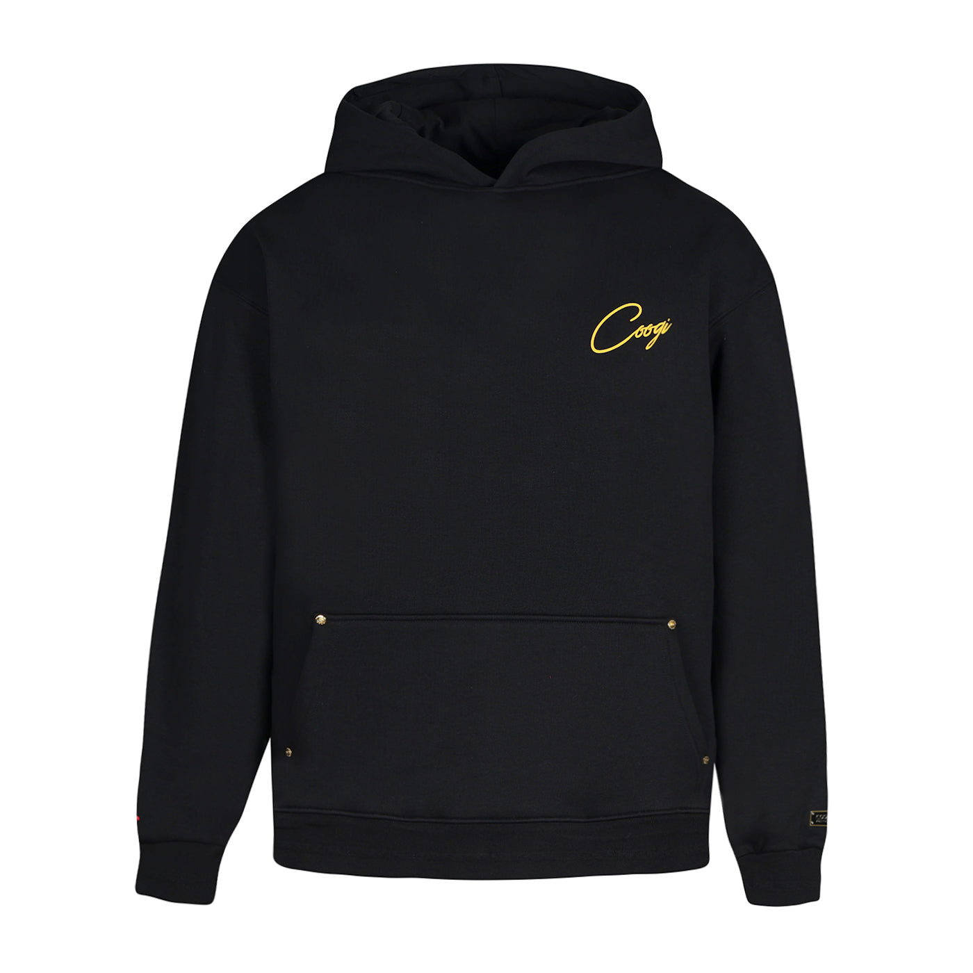New - COOGI Script Hoody - Oversized - Black: COOGI Crown Reserve HeavyLuxe Fleece